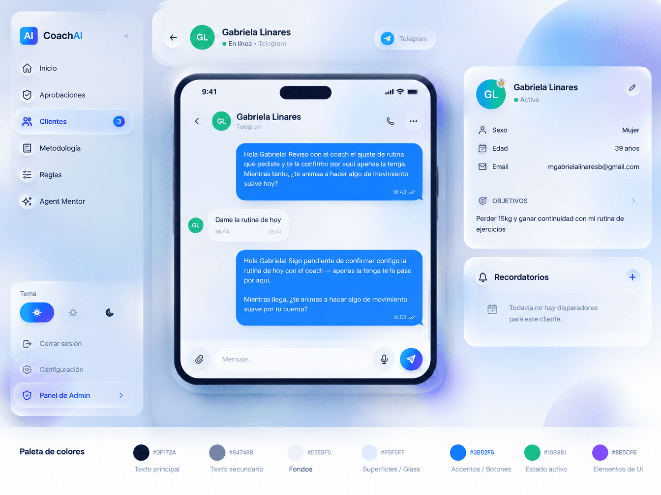 Coach AI: Integración con Telegram.
